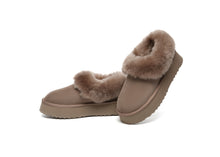 Load image into Gallery viewer, SALE. Fluffy Collar Platform Slippers