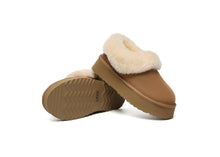 Load image into Gallery viewer, SALE. Fluffy Collar Platform Slippers