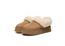 Load image into Gallery viewer, SALE. Fluffy Collar Platform Slippers