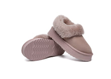Load image into Gallery viewer, SALE. Fluffy Collar Platform Slippers