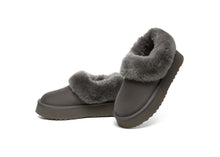 Load image into Gallery viewer, SALE. Fluffy Collar Platform Slippers
