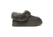 Load image into Gallery viewer, SALE. Fluffy Collar Platform Slippers